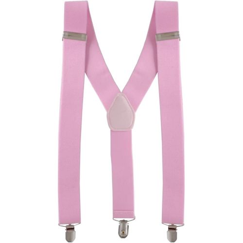 35 Mm Wide Suspenders For Men/Spandex-Adult Clip-On Elastic And Adjustable Suspenders For Trousers,Jeans And Shorts Y-Back Light Pink,35 Mm