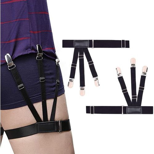 Shirt Holders For Men,Shirt Holder For Men,Shirt Holder,Adjustable Elastic Shirt Holder With Non-Slip Elastic Clips Unisex -1 Pair,0,0 Months