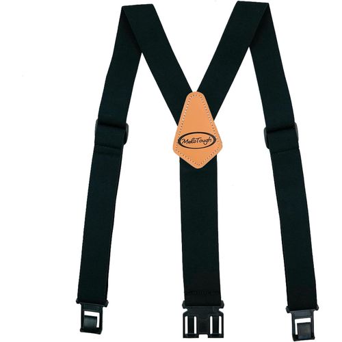 Perry Braces With Belt Clip For Men 2"" Wide Non-Metallic Suspenders For Casual Dress Workplace
