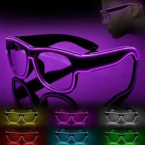 Illuminated Glasses,Led El Neon Light Mask,Wireless Party Glasses For Party Decorations,Birthday,Christmas Party,Crazy,Rave,Edm,Cosplay""},""Additionalweblabs"".[M1098]