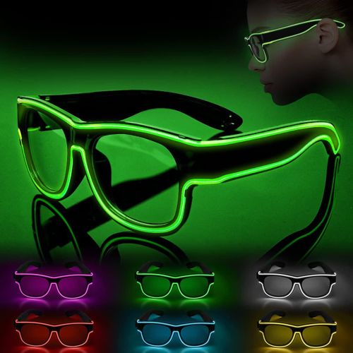 Illuminated Glasses,Led El Neon Light Mask,Wireless Party Glasses For Party Decorations,Birthday,Christmas Party,Crazy,Rave,Edm,Cosplay""},""Additionalweblabs"".[M1111]