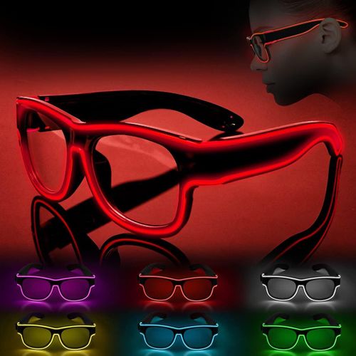 Illuminated Glasses,Led El Neon Light Mask,Wireless Party Glasses For Party Decorations,Birthday,Christmas Party,Crazy,Rave,Edm,Cosplay""},""Additionalweblabs"".[M1105]