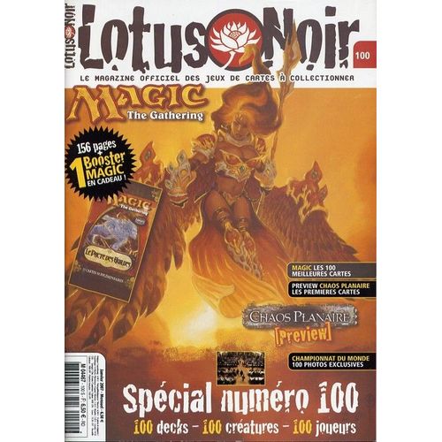 Lotus Noir  N° 100 : Special Numero 100