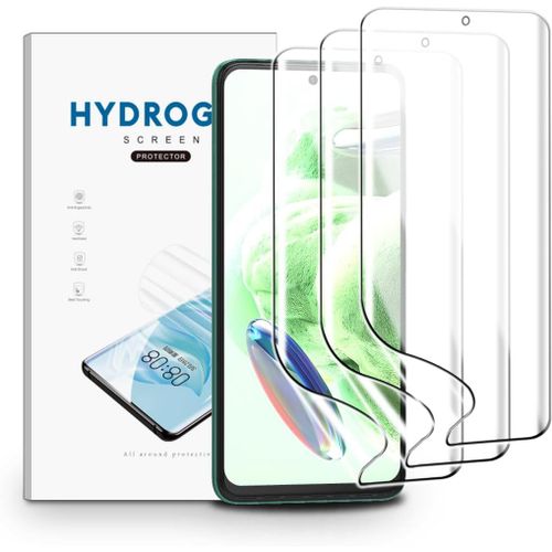 Hydrogel Film For Xiaomi Redmi Note 12,3 Pieces Tpu Screen Protector Film Hd Clear Soft Transparent Screen Protector Film