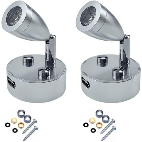 12-24v Led Smart Touch Dimmable Applique Murale Rv Bateau Chevet Intérieur Liseuse Camping-Cars Yachts Projecteur