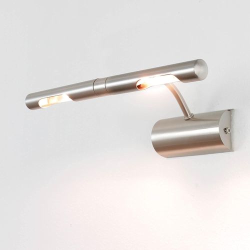 Lampe de tableau en métal chromé 2xG9 W : 30 cm lampe de miroir classique pour couloir salle de bain salon applique de chambre à coucher applique de tableau applique murale d'intérieur
