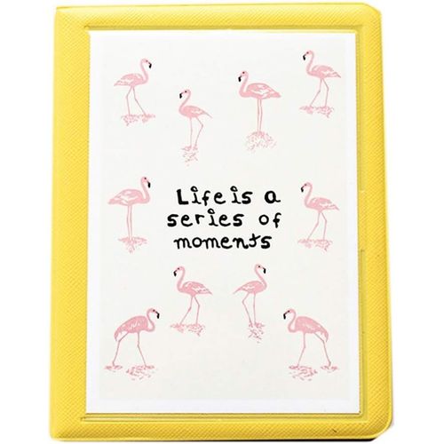 Flamingo Photo Album for Fujifilm Instax Wide 300/210 Instant Film 5 Inch Yellow