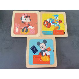Minis puzzles en bois 3 en 1 Disney