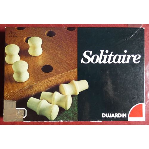 Jeu Du Solitaire. Pièces En Bois. Editions Dujardin Réf 5104