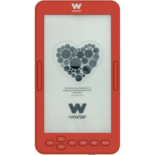 E-Book Scriba 195 S - Lecteur En Composition Rouge De Livres Électroniques De 4.7 Pouces (960X540, Écran Blanc Perlé E-Ink, Epub, Pdf) 4 Go, Conserver Plus De 2000 Livres, Couleur [KIN6250087]