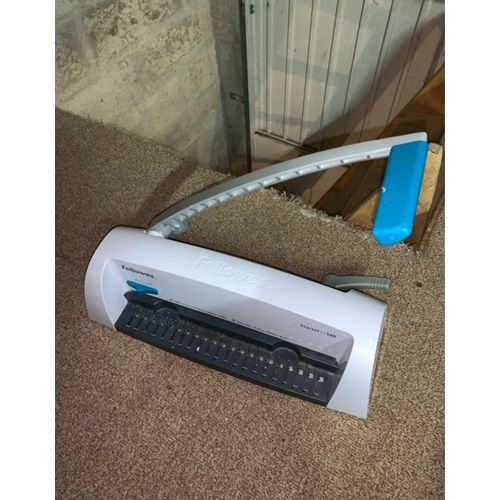 Fellowes 5630902 Perforelieur Gris/Blanc/Turquoise