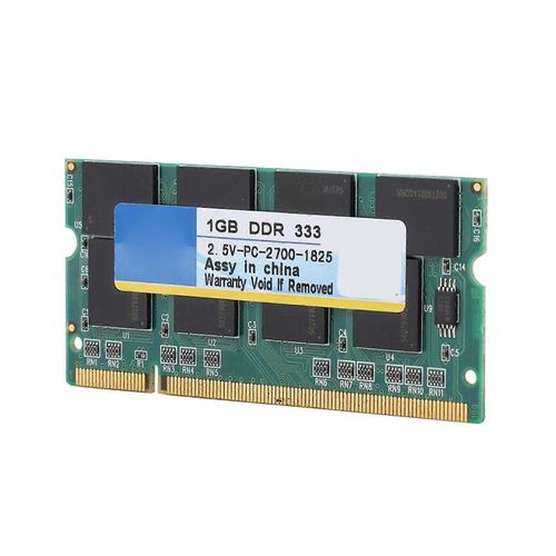 Xiede 1G 333MHz Laptop RAM pour ordinateur portable DDR PC-2700 Compatibilité totale pour Intel / AMD