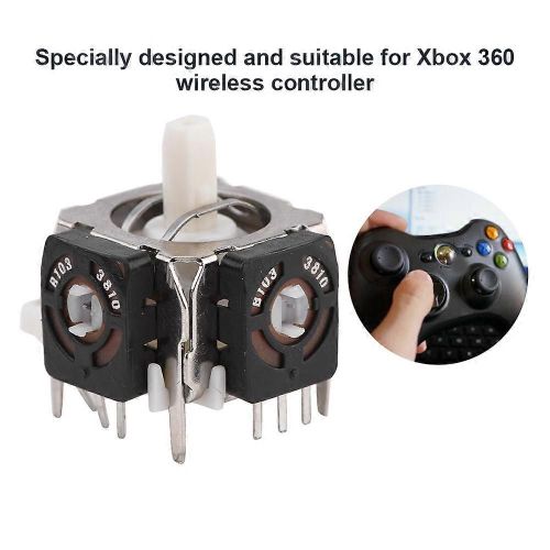 5 Pcs Analogique Stick 3d Joystick Remplacement Pour Xbox 360 Manette Sans Fil
