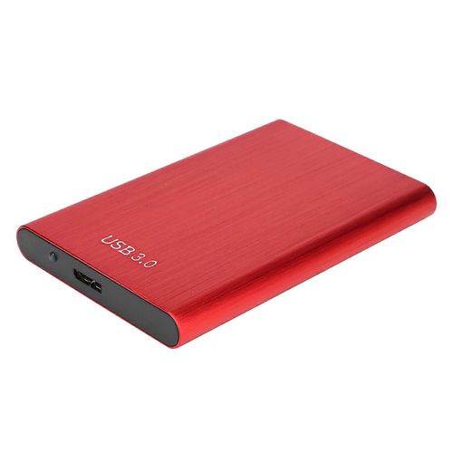 2.5 pouces SATA USB 3.0 Ordinateur Portable 7-9.5MM Disque Dur SSD Boîtier Externe Ordinateur Portable Disque Cas (Rouge)