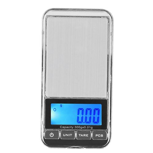 Échelle de poche numérique haute précision portable sûr fiable mini échelle de bijoux de poche avec écran LCD pour la maison de bijouterie 500g / 0.01g