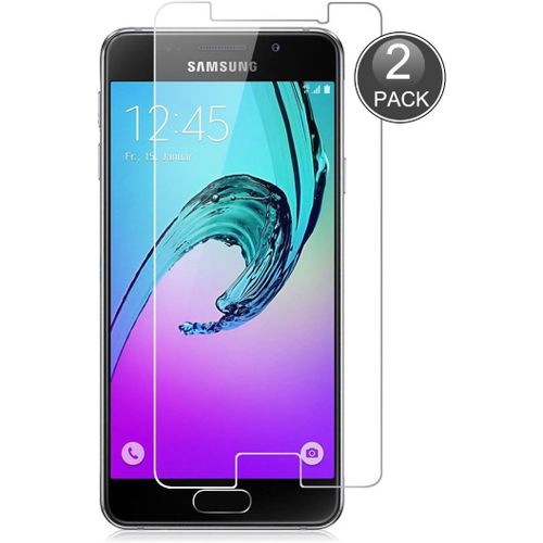 [2-Pack] Galaxy A3 2016 Protecteur D'écran, 0.26mm Hd Protection Anti-Rayures Et Anti-Empreintes Digitales, 9h Verre Trempé Couverture De Protéger