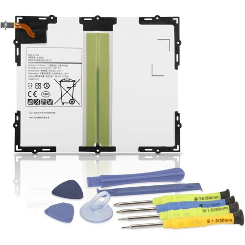 EB-BT585ABE EB-BT585ABA Tablette Batterie pour Samsung Galaxy Tab A 10.1-inch 2016 T580 T585 T587 P580 P585 S Pen WiFi SM-T580 SM-T585 SM-T585C SM-P580 SM-T587 SM-T587P Tablet Battery with Tools