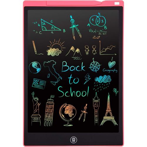 Ardoise Magique, Tablette Dessin Enfant 12 Pouces Tablette D'écriture LCD Cadeau Fille 2 3 4 5 6 7 Ans Jouet Bebe Garcon Tableau Magique Lumi Board