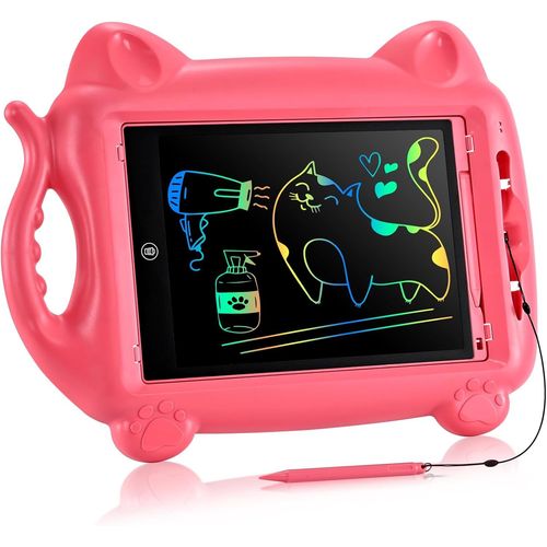 Ardoise Magique LCD,PINCAT Tablette Dessin Enfant 12 Pouces Tablette D'écriture Cadeau Bebe Fille Jouet Enfant 2 3 4 5 6 7 8 Ans Garcon Projecteur Dessin Jouets D'éveil Bloc Note Numerique Dessineo