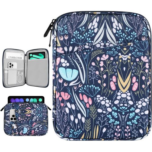 8-9 Pouces Tablette Housse Pochette Compatible Avec Ipad Mini 7/6 8,3"" 2024/2021, Ipad Mini 5/4/3/2/1 7,9"", Galaxy Tab A7 Lite 8,7""/Tab A 8,0"", Tab M8 (4/3/2) 8"", Tab M9 9"" 2023, Nuit Bleu