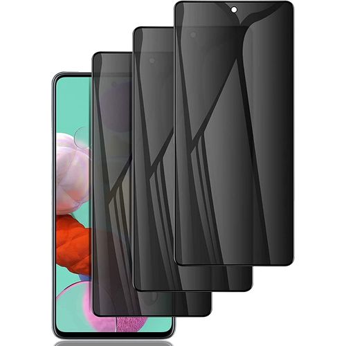 Verre Trempé Pour Samsung Galaxy A53 5g, [3 Pièces] Anti Espion Film De Protection Écran, [Anti-Peeping Anti-Spy] Ultra Résistant Anti Rayures Indice Dureté 9h Glass