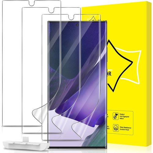 Lot De 3, Protection Ecran Pour Samsung Galaxy Note 20 Ultra 5g [Vitre Protecteur 9h Dureté] [Sans Bulles] [Anti-Rayures] Films De Protection En Tpu Flexible