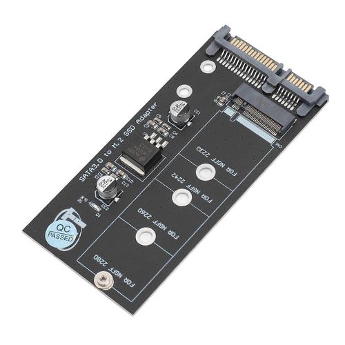 Carte adaptateur M.2 NGFF vers SATA Professional 6 Gbit/s Prend en charge le convertisseur M.2 NGFF 2280 2260 2242 2230 M.2 NGFF SSD vers SATA 2,5 pouces