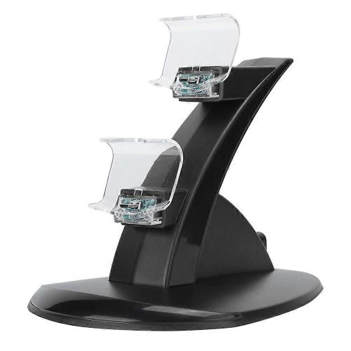 2 En 1 Double Avion Manettes De Jeu De Bureau Chargeur De Charge De Chargement Accessoire Pour Ps4