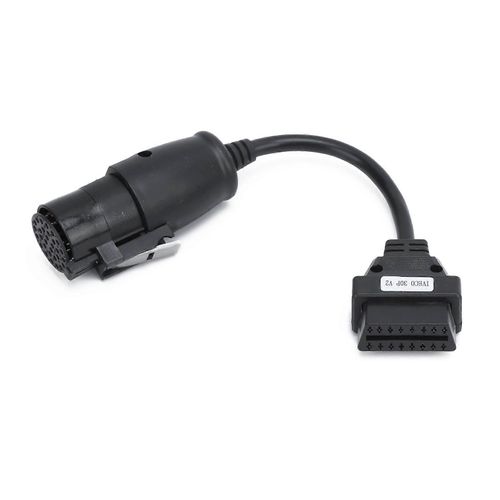 Adaptateur Obd2 12 Broches Man À 16 Broches Remplacement Du Câble D'extension De Diagnostic De Camion Pour Delphi