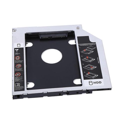 9.5mm Aluminium SATA HDD SSD Boîtier Disque Dur Baie De Disque Dur Caddy Adaptateur DVD Optique pour Ordinateur Portable