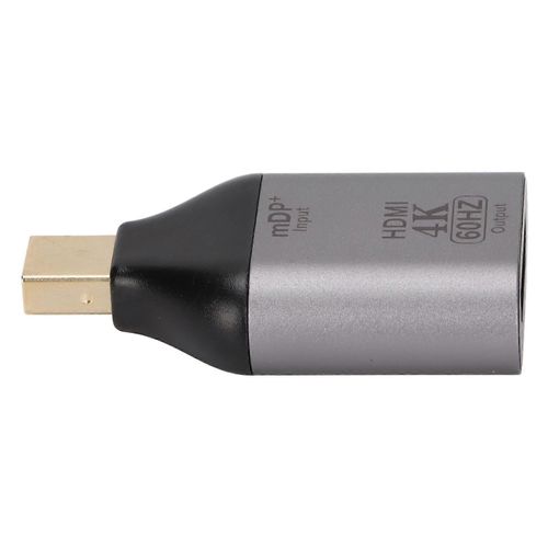 Adaptateur d'interface multimédia Mini DisplayPort vers HD 4K 60Hz Mini DP vers HD Convertisseur de sortie pour moniteur de projecteur de téléphone portable PC