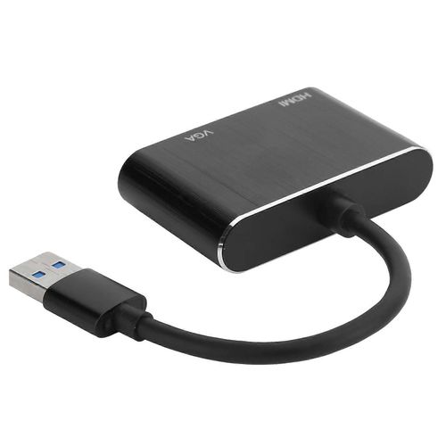 Adaptateur USB3.0 vers VGA/HDMI Convertisseur de puissance Affichage Station d'extension Accessoires informatiques