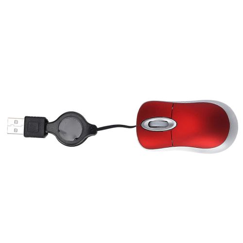 Souris filaire Portable 1600DPI Résolution Optique USB Souris 3 Façons Roue Conception Fournitures Informatiques