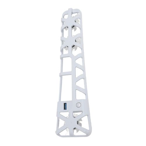 Ventilateur De Refroidissement Rvb Pour Ps5 Refroidissement Mince Et Efficace Installation Facile Ventilateur De Refroidissement De Remplacement De Console De Jeu Avec Éclairage Rvb Blanc