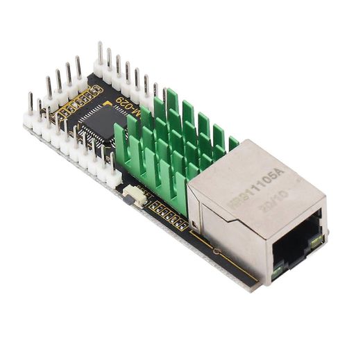 ENC28J60 Module adaptateur réseau Émetteur-récepteur Ethernet Carte de développement réseau Programmation d'adresse IP Télécommande WIFI