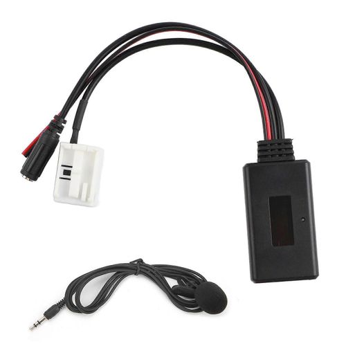 12 Broches Autoradio Rd4 Bluetooth Musique Aux Appel Téléphonique Mains Libres Adaptateur Mic Fit Pour Peugeot