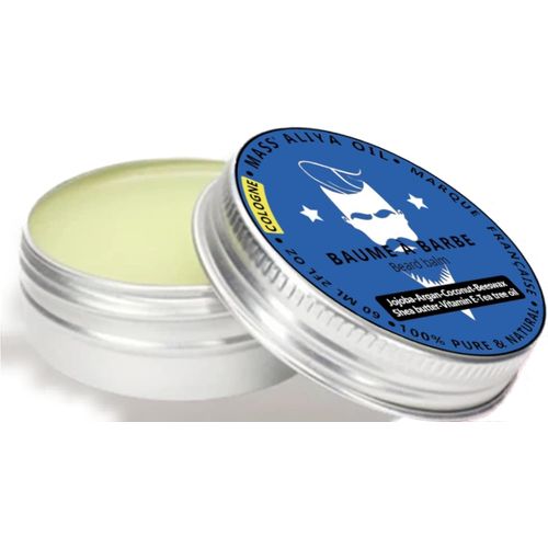 Kyaoayo-Mass Aliya Oil Baume À Barbe Homme-100% Pur Et Naturel-Soin Sans Rinçage Au Karité, Argan,Jojoba,Coco Et Vitamine E. Adoucit, Coiffe Et Hydrate La Barbe Et La Moustache. 60 Ml (Cologne) 