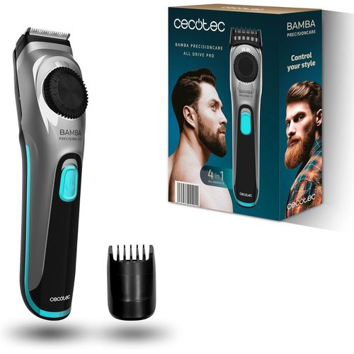 Kyaoayo- R Avec Cadran De Réglage Bamba Precisioncare Alldrive Pro. 75 Min D'autonomie, 19 Réglages De 1 À 10 Mm, Lames En Acier Inoxydable Avec Revêtement En Titane Et Batterie Au Lithium