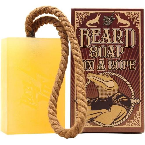 Kyaoayo-Savon À Barbe Pour Cordes - Savon À Barbe Pour Hommes Avec Parfum Citron Et Thym - Shampoing À Barbe Solide Pour Hommes 150 Ml 