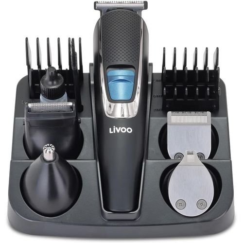 Kyaoayo-Set Tondeuse Multifonction Dos187-5 Têtes, Autonomie 90 Min