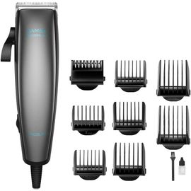 Kyaoayo-Tondeuse Bamba Precisioncare Titanium. Batterie Avec Autonomie De 60 Minutes. Lames En Acier Inoxydable Avec Revêtement En Titane, 3 Peignes Pour Barbe Et Cheveux (Proclipper Titanium)