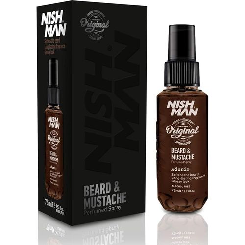 Kyaoayo-Parfum Barbe Et Moustache - Adonis 75ml - Parfum Rafraîchissant Et Longue Durée Pour Lentretien De La Barbe - Parfum Idéal Pour Un Soin Quotidien De La Barbe Et De La Moustache 