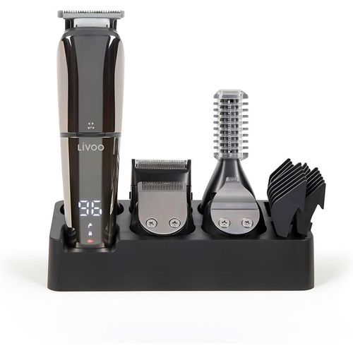 Kyaoayo-Set Tondeuse Multifonction ¿ Dos196 ¿ 3 En 1, 6 Têtes Interchangeables, 5 Sabots, Étanche Ipx6, Sans Fil, Autonomie 90 Min