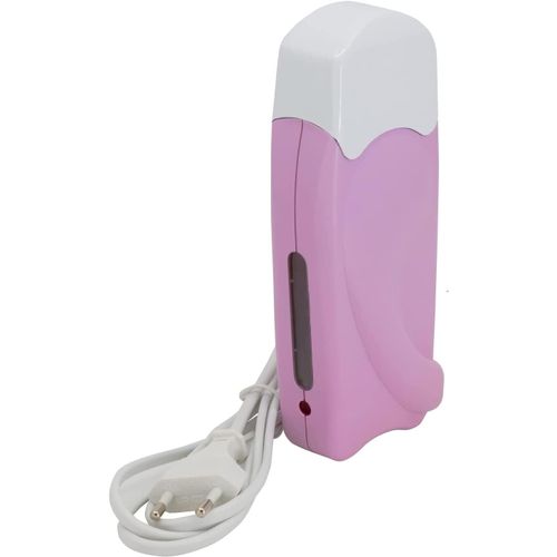 Kyaoayo-Chauffe Cire Roll-On 100 Ml - Appareil Épilation Chauffe Cartouche Cire Recharge (Solo, Rose)