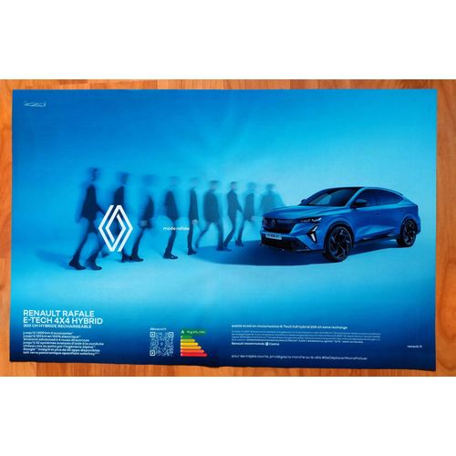 Publicité Papier - Voiture Renault Rafale E-Tech 4x4 Hybrid De 2024
