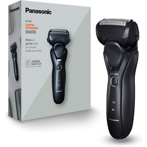 Kyaoayo-Series 500 Es-Rt37 Personalcare Rasoir, 3 Lames, Wet & Dry, 1 Accessoire, 54 Min D'autonomie, 1 Heure De Charge, Grilles Courbes Et Lames Internes À 30°, Noir