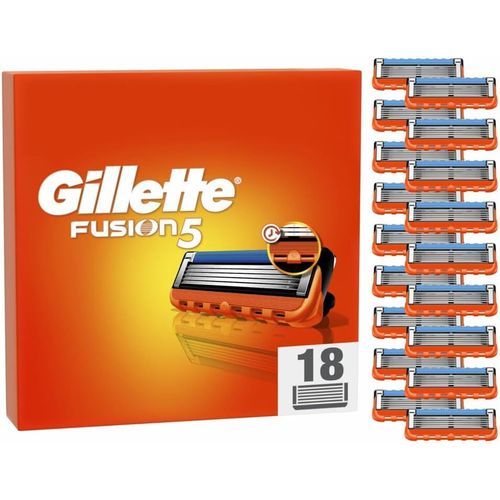 Kyaoayo-Fusion 5 Lames De Rasoir Pour Rasoir, 18 Recharges De Lames Pour Rasoir Manuel Pour Hommes Avec 5 Lames, Fabriqué En Allemagne.