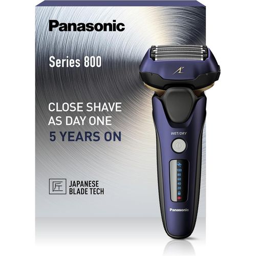 Kyaoayo-Series 800 Es-Lv67 Personalcare Rasoir 5 Lames Dont 2 De Finition Externes Wet & Dry 4 Accessoires 51 Min D'autonomie 1 Heure De Charge Moteur Linéaire Bleu