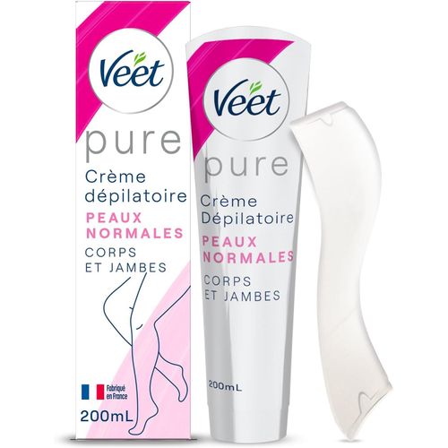 Kyaoayo-Pure - Crème Dépilatoire Corps Et Jambes - Peaux Normales - Sans Odeur D'amoniaque, 200 Ml