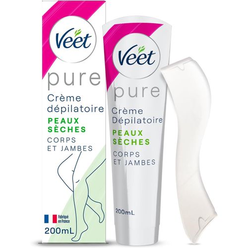 Kyaoayo-Pure - Crème Dépilatoire Corps & Jambes - Peaux Sèches - Sans Odeur D'amoniaque - 200ml